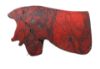 Picture of ANCIENT EGYPT. RED JASPER STONE EYE OF HORUS AMULET. 1250 B.C