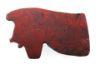 Picture of ANCIENT EGYPT. RED JASPER STONE EYE OF HORUS AMULET. 1250 B.C