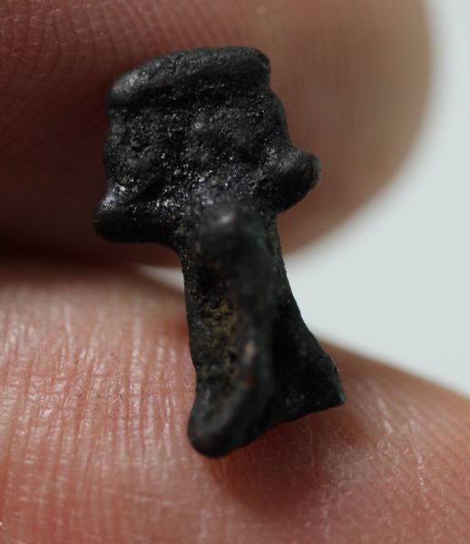 Picture of ANCIENT EGYPT. SILVER MEN AMULET. 1250 B.C