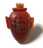 Picture of ANCIENT EGYPT.  EX. RARE CARNELIAN HEART AMULET ENGRAVED WITH A BEETLE. 1250 B.C