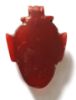 Picture of ANCIENT EGYPT.  EX. RARE CARNELIAN HEART AMULET ENGRAVED WITH AN IBIS. 1250 B.C