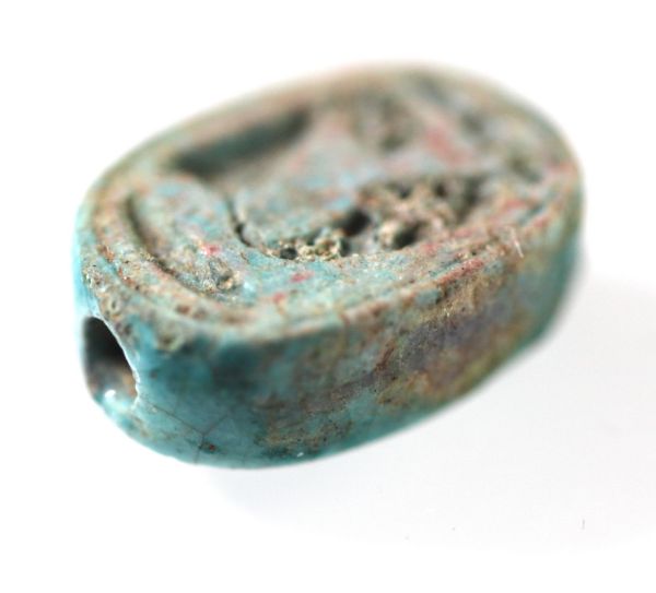 Picture of Ancient Egypt. New Kingdom. 1400 - 1200 B.C Glazed Stone Scaraboid