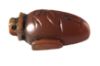 Picture of ANCIENT EGYPT. NEW KINGDOM CARNELIAN STONE HEART AMULET ENGRAVED WITH AN IBIS.  1250 B.C