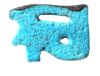 Picture of Ancient Egypt. FAIENCE EYE OF HORUS AMULET 600 - 300 B.C 