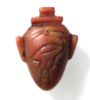 Picture of ANCIENT EGYPT.  EX. RARE CARNELIAN HEART AMULET ENGRAVED WITH AN IBIS. 1250 B.C