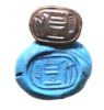 Picture of ANCIENT EGYPT.  STONE SCARAB. 1250 B.C  RAMISSES II ERA