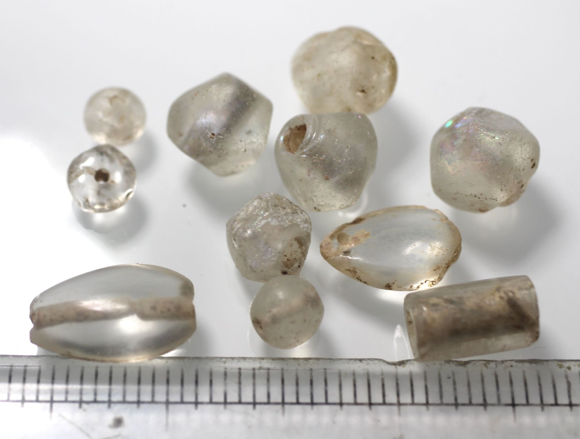 Acropolo. ANCIENT STONE (ROCK CRYSTAL) BEADS. 1600 B.C