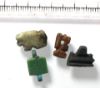Picture of ANCIENT EGYPT. LOT OF 4 FAIENCE AMULETS. 600 - 300 B.C