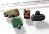 Picture of ANCIENT EGYPT. LOT OF 4 FAIENCE AMULETS. 600 - 300 B.C
