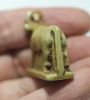 Picture of ANCIENT EGYPT.  LARGE FAIENCE APIX AMULET . 600 - 300 B.C