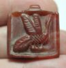 Picture of ANCIENT EGYPT.  CARNELIAN STONE PENDANT. BEE . 1250 B.C  NEW KINGDOM. 19TH DYNASTY