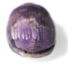 Picture of ANCIENT EGYPT. LARGE AMETHYST SCARAB . WITH THE NAME OF THUTMOSES IV (8TH PHAROE OF THE 18TH DYNASTY). 1450 B.C