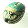 Picture of ANCIENT EGYPT. NEW KINGDOM GLAZED SONE SCARAB. 1400 - 1200 B.C