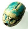 Picture of ANCIENT EGYPT. NEW KINGDOM GLAZED SONE SCARAB. 1400 - 1200 B.C