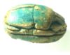 Picture of ANCIENT EGYPT. NEW KINGDOM GLAZED SONE SCARAB. 1400 - 1200 B.C