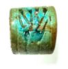 Picture of ANCIENT EGYPT. AMARNA FAIENCE HAIR RING. 1340 B.C . TIME OF KING TUTANKHAMUN