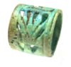 Picture of ANCIENT EGYPT. AMARNA FAIENCE HAIR RING. 1340 B.C . TIME OF KING TUTANKHAMUN