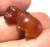 Picture of ANCIENT EGYPT. HIPPOPOTAMOUS CARNELIAN AMULET. NEW KINGDOM 1250 B.C