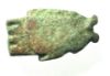 Picture of ANCIENT EGYPT. LATE DYNASTY FAIENCE AMULET OF A FISH. 600-300 B.C