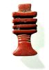 Picture of ANCIENT EGYPT. RED JASPER DEJED PILLAR AMULET. NEW KINGDOM. 1250 B.C