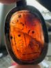 Picture of ANCIENT EGYPT. STONE & SILVER SCARAB PENDANT. 1479–1425 B.C. THUTMOSES III NAME