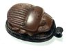 Picture of ANCIENT EGYPT. STONE & SILVER SCARAB PENDANT. 1479–1425 B.C. THUTMOSE III's  NAME