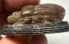Picture of ANCIENT EGYPT. STONE & SILVER SCARAB PENDANT. 1479–1425 B.C. THUTMOSE III's  NAME