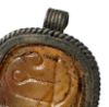 Picture of ANCIENT EGYPT. STONE & SILVER SCARAB PENDANT. 1479–1425 B.C