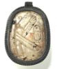 Picture of THUTMOSE III's  NAME:  ANCIENT EGYPT. STONE & SILVER SCARAB PENDANT. 1479–1425 B.C, 