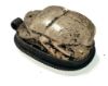 Picture of THUTMOSE III's  NAME:  ANCIENT EGYPT. STONE & SILVER SCARAB PENDANT. 1479–1425 B.C, 