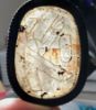 Picture of THUTMOSE III's  NAME:  ANCIENT EGYPT. STONE & SILVER SCARAB PENDANT. 1479–1425 B.C, 