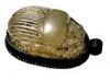 Picture of ANCIENT EGYPT. STONE & SILVER SCARAB PENDANT. 1479–1425 B.C