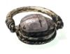 Picture of ANCIENT EGYPT.  SILVER & AMETHYST  REVOLVING RING. 1427 - 1401  B.C.  WITH THE NAME OF AMENHOTEP II