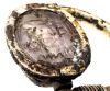 Picture of ANCIENT EGYPT.  SILVER & AMETHYST  REVOLVING RING. 1427 - 1401  B.C.  WITH THE NAME OF AMENHOTEP II