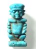 Picture of ANCIENT EGYPT. LATE DYNASTY FAIENCE AMULET OF POTAIKOS. 600-300 B.C