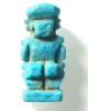 Picture of ANCIENT EGYPT. LATE DYNASTY FAIENCE AMULET OF POTAIKOS. 600-300 B.C