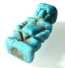 Picture of ANCIENT EGYPT. LATE DYNASTY FAIENCE AMULET OF POTAIKOS. 600-300 B.C