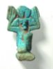 Picture of ANCIENT EGYPT. LATE DYNASTY FAIENCE LARGE AMULET OF SHU. 600-300 B.C