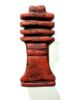 Picture of ANCIENT EGYPT. RED JASPER DEJED PILLAR AMULET. NEW KINGDOM. 1250 B.C