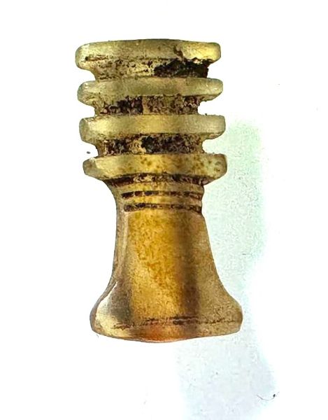 Picture of ANCIENT EGYPT. NEW KINGDOM AGATE DJED PILLAR AMULET. 1250 B.C 