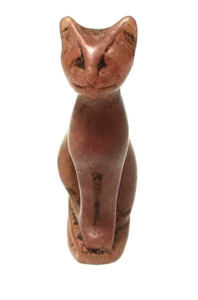 Picture of ANCIENT EGYPT, NEW KINGDOM CARNELIAN CAT AMULET. 1400 - 1250  B.C