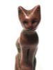 Picture of ANCIENT EGYPT.   RED JASPER AMULET OF A CAT.  1400 - 1200  B.C  NEW KINGDOM