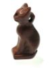 Picture of ANCIENT EGYPT.   RED JASPER AMULET OF A CAT.  1400 - 1200  B.C  NEW KINGDOM