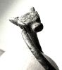 Picture of ANCIENT EGYPT. NEW KINGDOM SILVER PAIR OF EARRINGS. IBIS HEADS. 1400 - 1250 B.C
