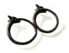 Picture of ANCIENT EGYPT. NEW KINGDOM SILVER PAIR OF EARRINGS. IBIS HEADS. 1400 - 1250 B.C