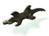 Picture of ANCIENT EGYPT. NEW KINGDOM SILVER CROCODILE AMULET. 1400 - 1250 B.C (SOBEK)