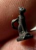 Picture of ANCIENT EGYPT. NEW KINGDOM TINY SILVER CATAMULET (BASTET). 1400 - 1250 B.C