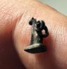 Picture of ANCIENT EGYPT. NEW KINGDOM TINY SILVER CATAMULET (BASTET). 1400 - 1250 B.C