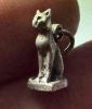 Picture of ANCIENT EGYPT. NEW KINGDOM SMALL SILVER CATAMULET (BASTET). 1400 - 1250 B.C