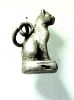 Picture of ANCIENT EGYPT. NEW KINGDOM SMALL SILVER CATAMULET (BASTET). 1400 - 1250 B.C